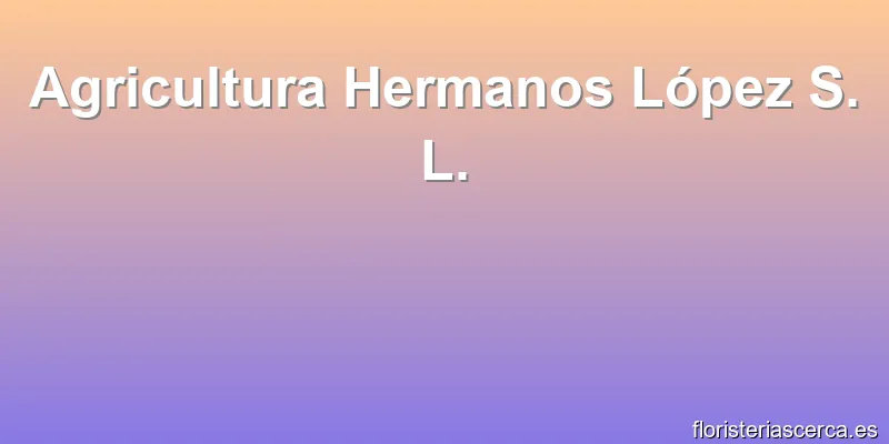 Agricultura Hermanos López S. L.