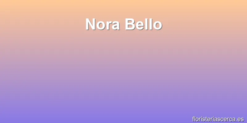 Nora Bello